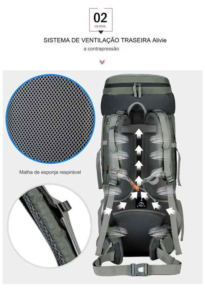Mochila Cargueira Camping All 75L