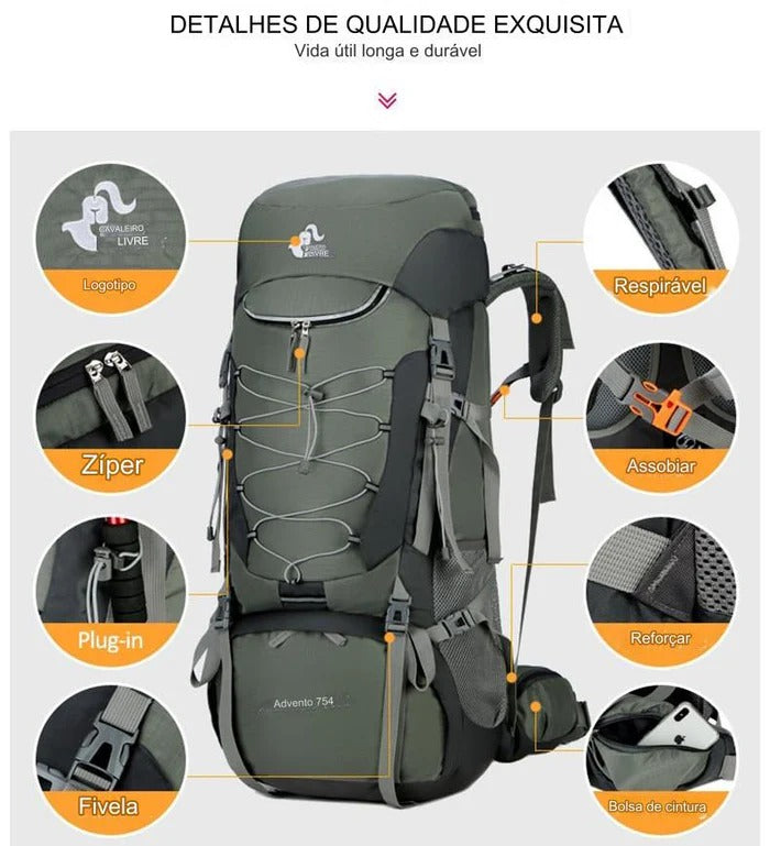 Mochila Cargueira Camping All 75L