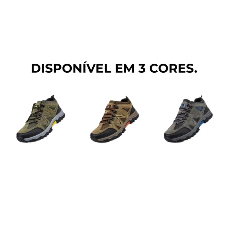 Bota de Trilha Masculina Antiderrapante