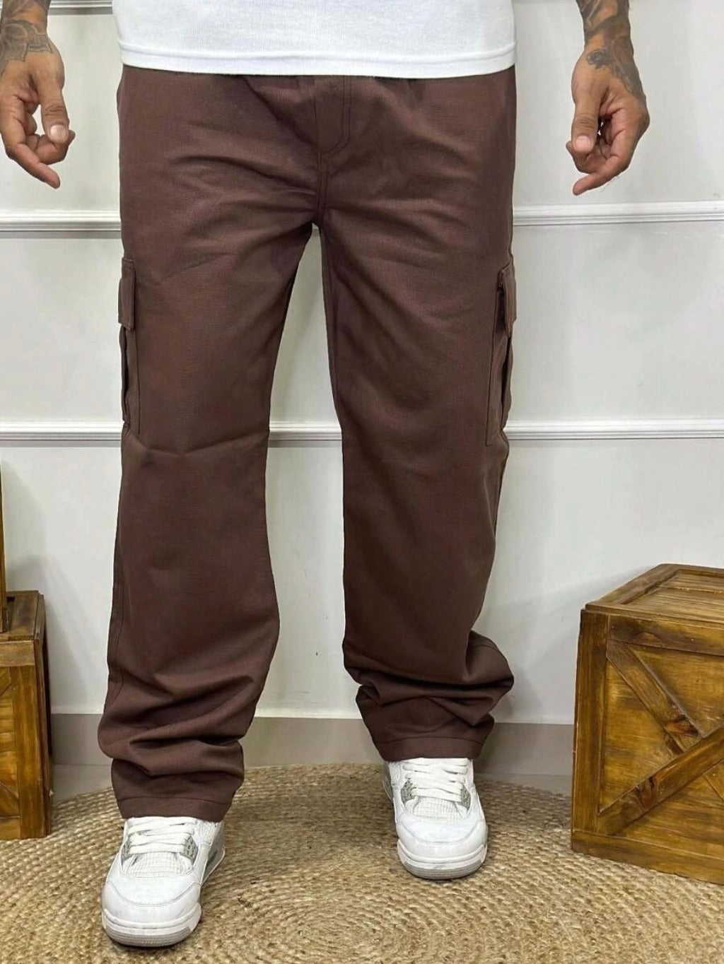 Calça Cargo Masculina - Streetwear