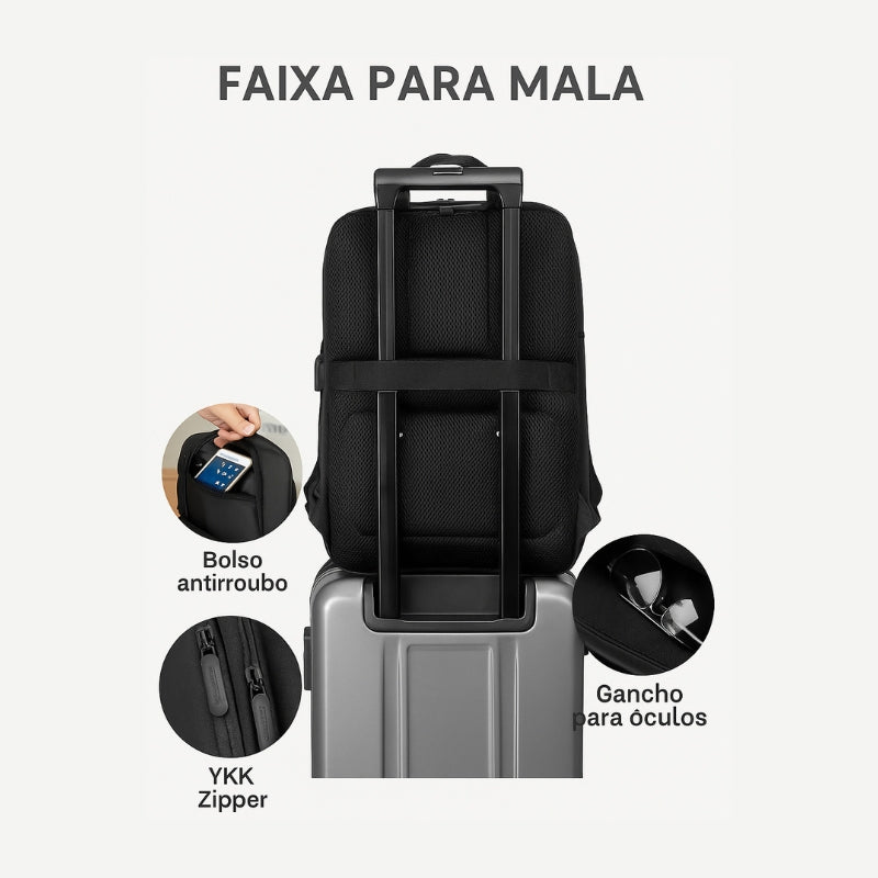 Mochila para Notebook Impermeável Executiva