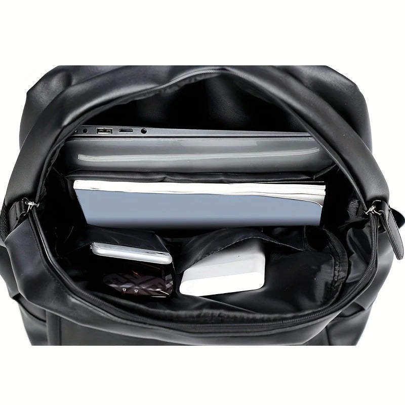 Mochila para Viagem em Couro Impermeável