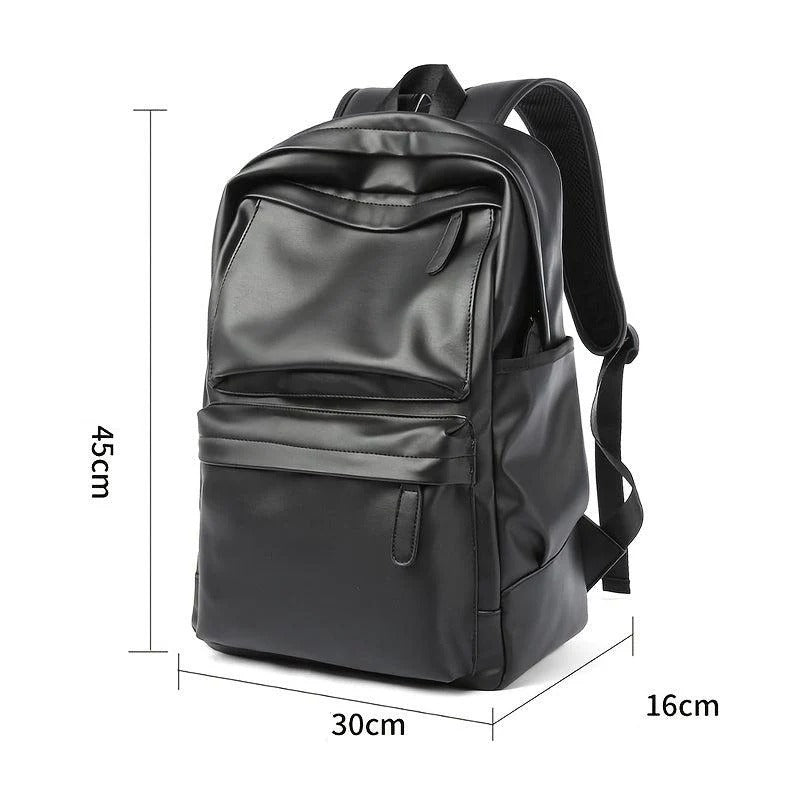 Mochila para Viagem em Couro Impermeável