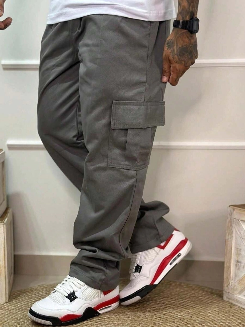 Calça Cargo Masculina - Streetwear
