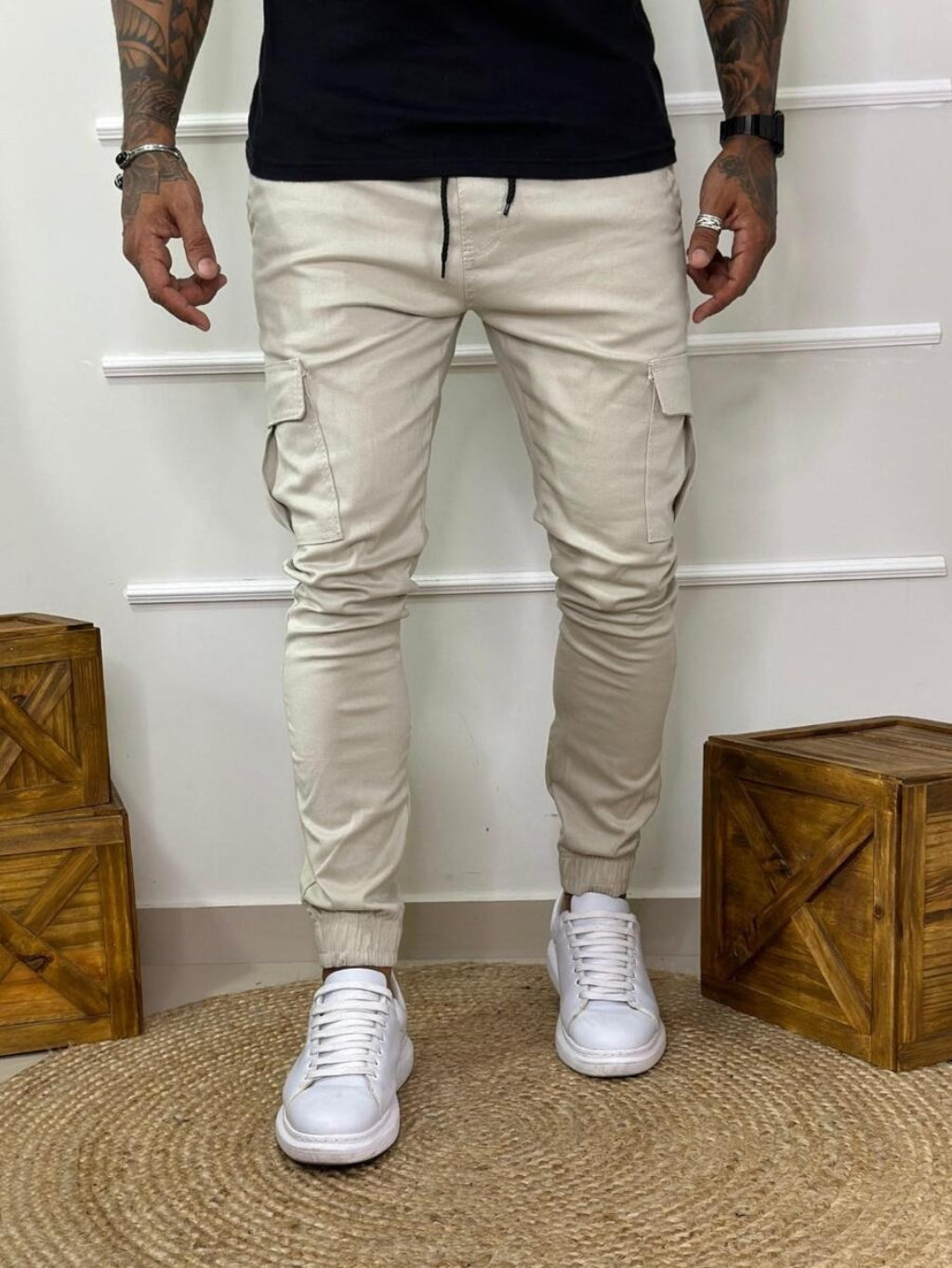 Calça Cargo Jogger Masculina - Modern Slim