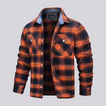 Camisa Xadrez Masculina Estilo Lenhador Inverno