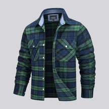 Camisa Xadrez Masculina Estilo Lenhador Inverno