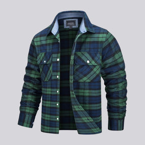Camisa Xadrez Masculina Estilo Lenhador Inverno