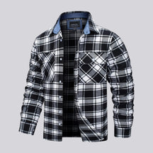 Camisa Xadrez Masculina Estilo Lenhador Inverno
