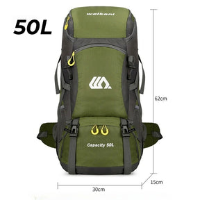 Mochila de Trilha 50L Impermeável Vazari