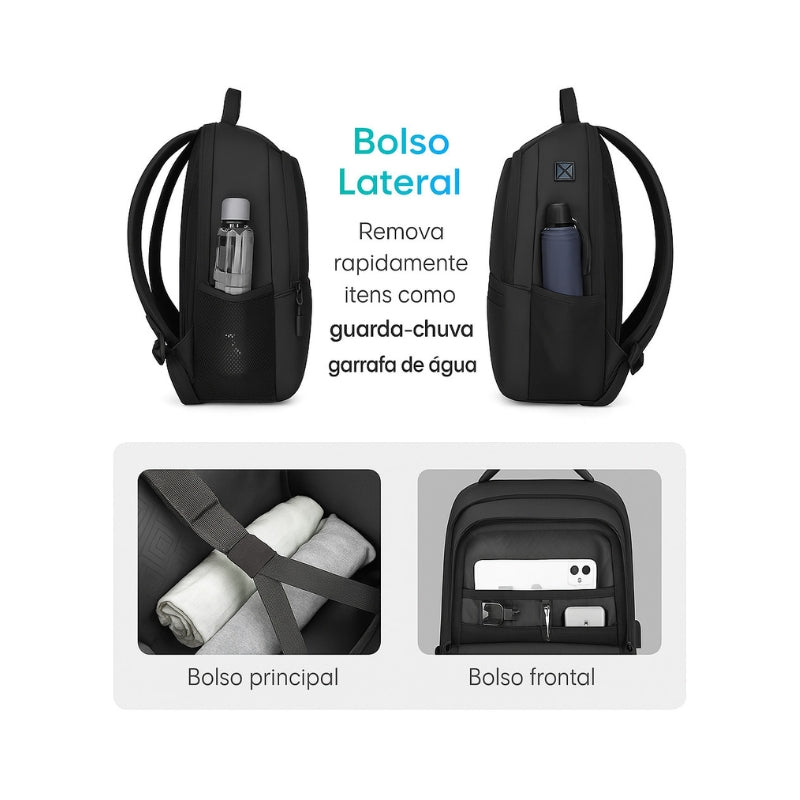 Mochila para Notebook Impermeável Executiva